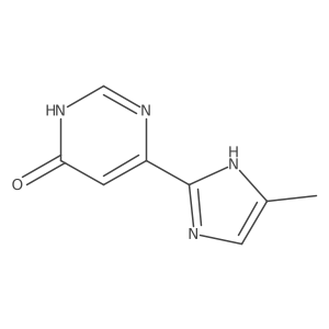 6-(5-Methyl-1H-imidazol-2-yl)-4(3H)-pyrimidinone Structure