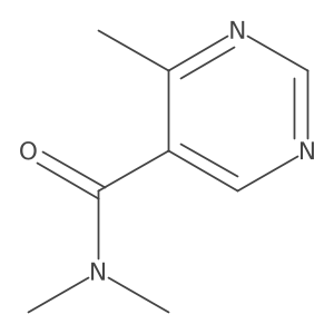 N,N,4-Trimethyl-5-pyrimidinecarboxamide Structure