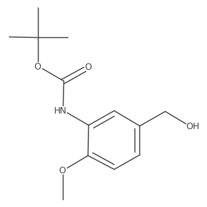 tert-butyl N-[5-(hydroxymethyl)-2-methoxyphenyl]carbamate Structure