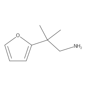 2-(Furan-2-yl)-2-methylpropan-1-amine Structure