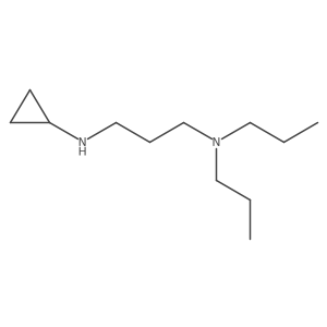 N-[3-(dipropylamino)propyl]cyclopropanamine结构式