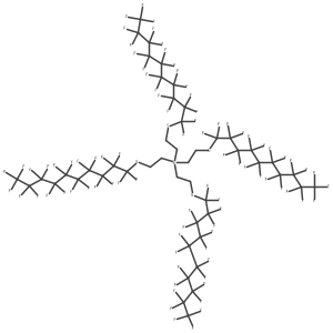 Tetrakis[2-[(perfluorodecyl)thio]ethyl]silane Structure