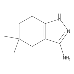 4,5,6,7-Tetrahydro-5,5-dimethyl-1H-indazol-3-amine Structure