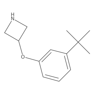 3-[3-(Tert-butyl)phenoxy]azetidine Structure