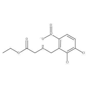 Ethyl 2-(6-Nitro-2,3-dichlorobenzyl)glycine-13C2 Structure