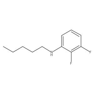 2,3-difluoro-N-pentylaniline结构式