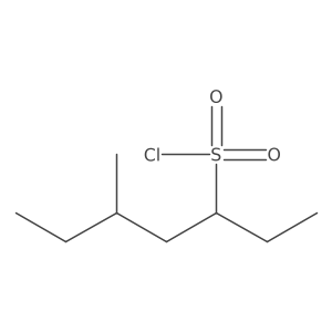 5-Methylheptane-3-sulfonyl chloride结构式
