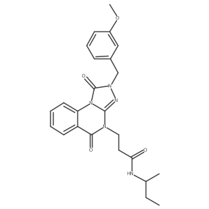 1-(3-ethylphenyl)-5-pyridin-3-yl-N-[2-(2-thienyl)ethyl]-1H-1,2,3-triazole-4-carboxamide Structure