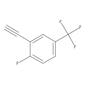 2-Ethynyl-1-fluoro-4-(trifluoromethyl)benzene Structure