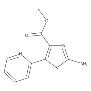 Methyl 2-amino-5-(pyridin-2-yl)-1,3-thiazole-4-carboxylate Structure