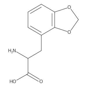 (r)-2-Amino-3-(benzo[d][1,3]dioxol-4-yl)propanoic acid结构式