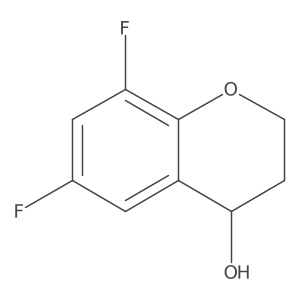 (4S)-6,8-difluoro-3,4-dihydro-2H-1-benzopyran-4-ol Structure
