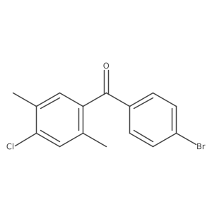 Methanone, (4-bromophenyl)(4-chloro-2,5-dimethylphenyl)-结构式