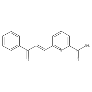 3-(6-Carbamoyl-2-pyridyl)-1-phenyl-2-propen-1-one结构式