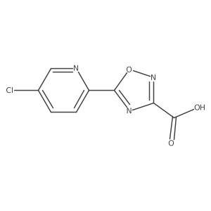 5-(5-Chloropyridin-2-yl)-1,2,4-oxadiazole-3-carboxylic acid结构式