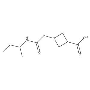 1-{[(Butan-2-yl)carbamoyl]methyl}azetidine-3-carboxylic acid Structure