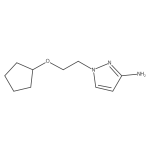 1-[2-(cyclopentyloxy)ethyl]-1H-pyrazol-3-amine Structure