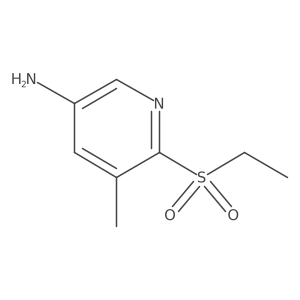 6-Ethylsulfonyl-5-methylpyridin-3-amine Structure