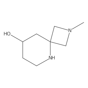 2-Methyl-2,5-diazaspiro[3.5]nonan-8-ol结构式