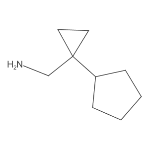 (1-Cyclopentylcyclopropyl)methanamine结构式