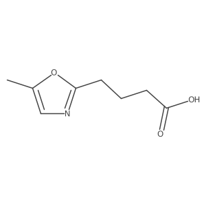 4-(5-methyloxazol-2-yl)butanoic acid Structure