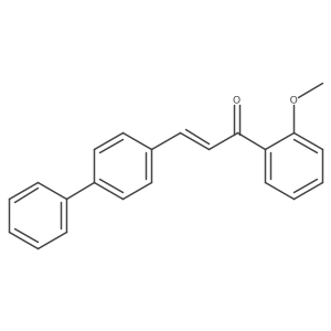 (2E)-1-(2-Methoxyphenyl)-3-(4-phenylphenyl)prop-2-en-1-one结构式