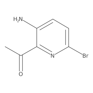 1-(3-Amino-6-bromopyridin-2-YL)ethanone结构式