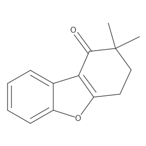 2,2-Dimethyl-3,4-dihydrodibenzo[b,d]furan-1(2H)-one Structure