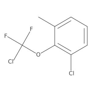 1-Chloro-2-[chloro(difluoro)-methoxy]-3-methyl-benzene结构式