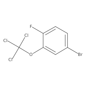 4-Bromo-1-fluoro-2-(trichloromethoxy)benzene结构式