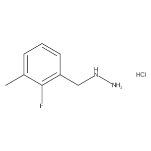 (2-Fluoro-3-methylbenzyl)hydrazine hydrochloride结构式