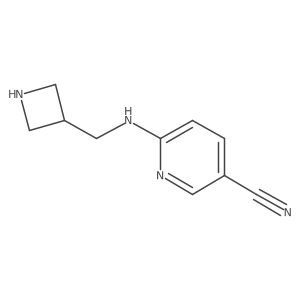 6-(3-Azetidinylmethylamino)-3-pyridinecarbonitrile Structure