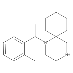 1,4-Diazaspiro[5.5]undecane, 1-[1-(2-methylphenyl)ethyl]-结构式
