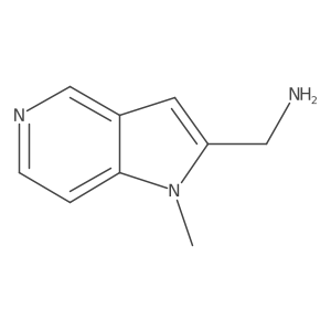 (1-Methyl-1H-pyrrolo[3,2-c]pyridin-2-yl)methanamine Structure