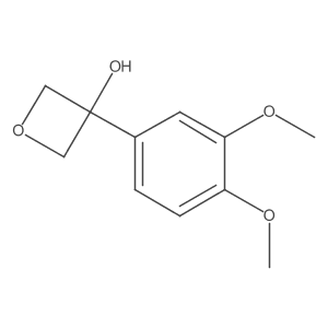 3-(3,4-Dimethoxyphenyl)-3-oxetanol Structure