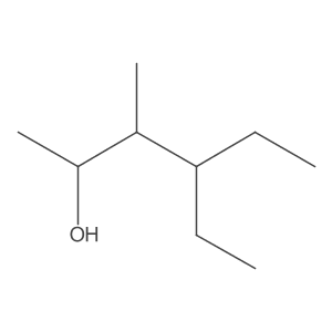 4-Ethyl-3-methylhexan-2-ol Structure