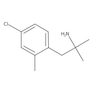 1-(4-Chloro-2-methylphenyl)-2-methylpropan-2-amine结构式