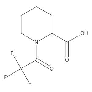 (2S)-1-(Trifluoroacetyl)-piperidine-2alpha-carboxylic acid结构式