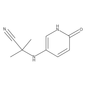 2-((6-Hydroxypyridin-3-yl)amino)-2-methylpropanenitrile Structure
