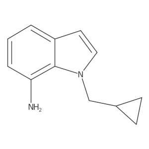1-(Cyclopropylmethyl)-1H-indol-7-amine结构式