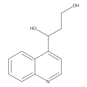 OCCC(O)c1ccnc2ccccc12结构式
