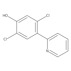 2,5-Dichloro-4-pyridin-2-ylphenol Structure