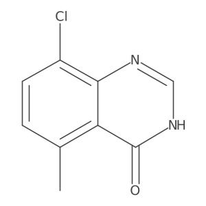 8-Chloro-5-methyl-3,4-dihydroquinazolin-4-one结构式