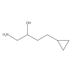 1-Amino-4-cyclopropylbutan-2-ol结构式