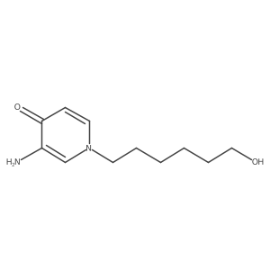 3-Amino-1-(6-hydroxyhexyl)-1,4-dihydropyridin-4-one结构式