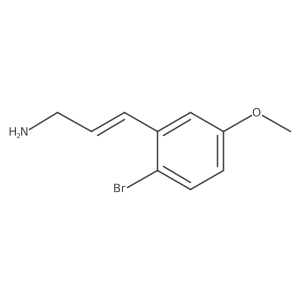 3-(2-Bromo-5-methoxyphenyl)prop-2-en-1-amine Structure