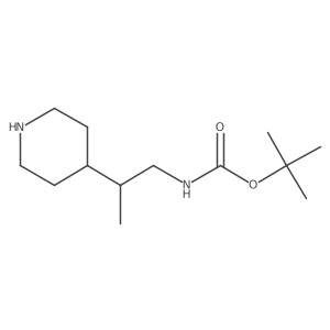 Tert-butyl n-[2-(piperidin-4-yl)propyl]carbamate结构式