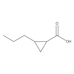 (1S,2R)-2-propylcyclopropanecarboxylic acid Structure