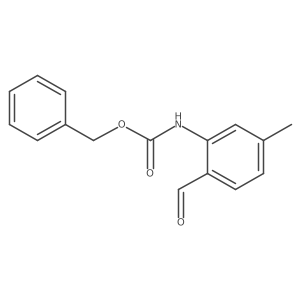 benzyl N-(2-formyl-5-methylphenyl)carbamate Structure