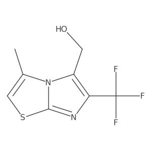(3-Methyl-6-(trifluoromethyl)imidazo[2,1-b]thiazol-5-yl)methanol Structure